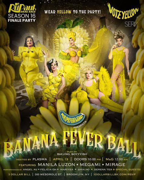 bannana fever|BANANA FEVER BALL — 3 Dollar bill.